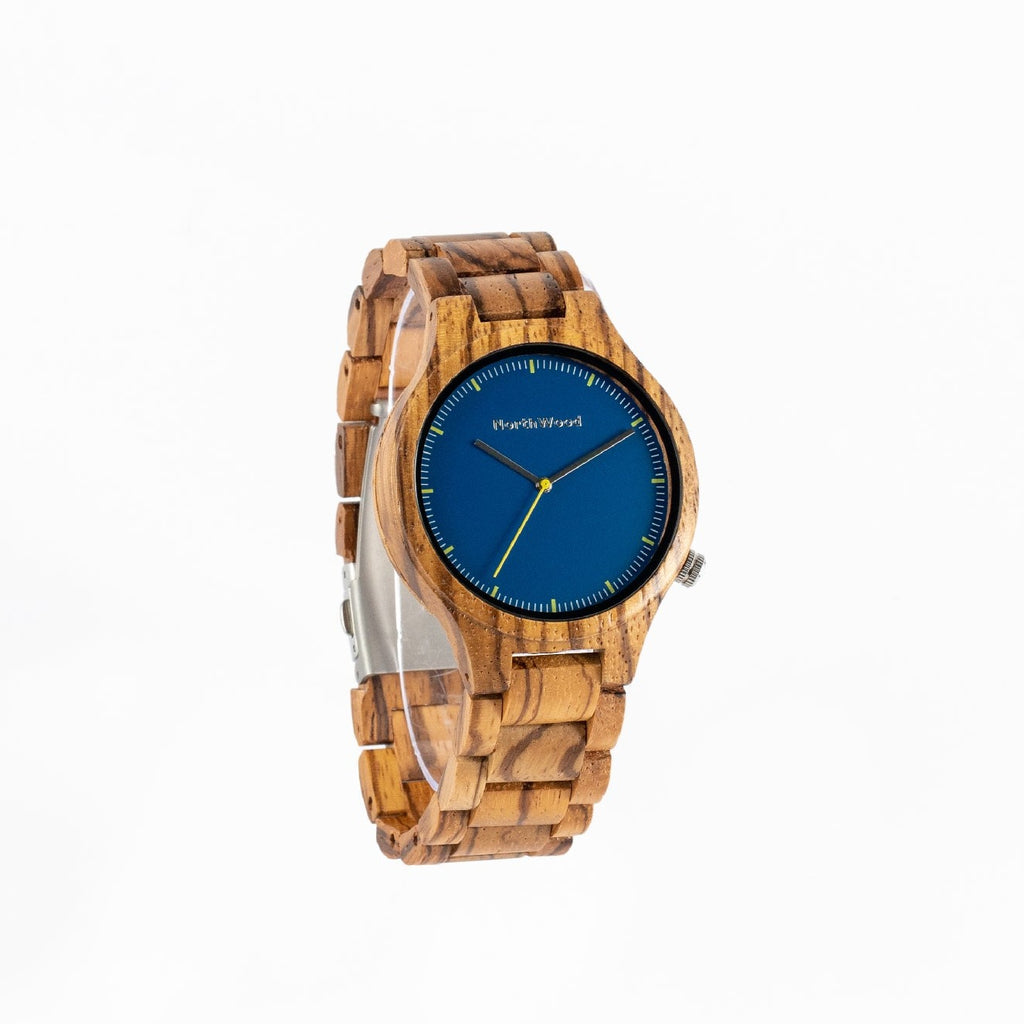 zebra wood watch